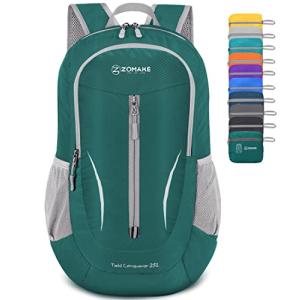 ZOMAKE リュック バッグ 25L小型 ウルトラライト バックパック 防水 ハイキング デイパック 折り畳み式 トラベルバックパック 携帯用 旅行
