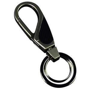 ZooooM 曲線 リング キーホルダー キーリング