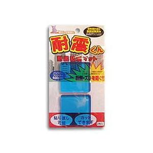 耐震粘着マット　耐震くん 2P(10セット)　耐震マット・耐震ジェル・耐震グッズ、家具・テレビ転倒防...