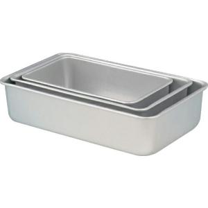 AKAO アルミバット 320×240×155mm 12枚+蓋付き 7-4432-02 ステンレスバット (蓋付き) 240×180×40mm B2 【AXEL