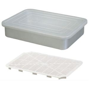 アカオアルミ /即納/ アルミ蓋付バット 大アルミ バット 保存容器