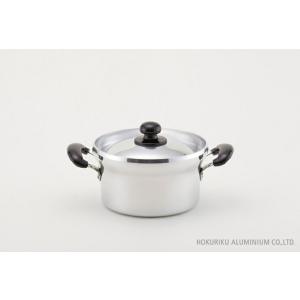 DON /即納/ アルミ 料理鍋 27cm 日本製 / 打出料理鍋 両手鍋 円付鍋 段