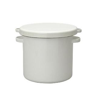 野田琺瑯（noda horo） ラウンドストッカー24cm ホーロー容器 WRS-24