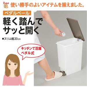 ネオカラー ゴミ箱 分別スリムペダル 45リッ...の詳細画像2