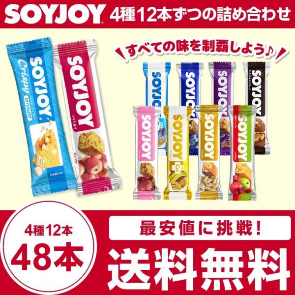 ソイジョイ　大塚製薬　48本（12本×4種）  soyjoy そいじょい 送料無料 ダイエット食品 ...