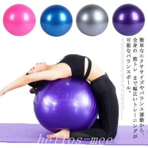 バランスボール55cm65cm75cm85cmフットポンプ付き空気入れ耐荷重250kgアンチバースト椅子ダイエット器具ダイエット
