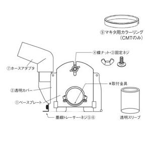 ツボ万 ダストールII部品 墨線トレーサー・ネジ｜kunimotohamono