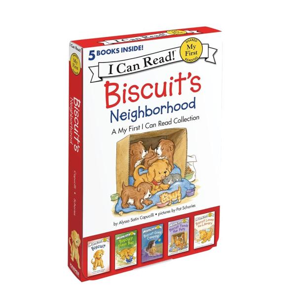 Biscuit's Neighborhood: A Box of 5 Stories for Beg...