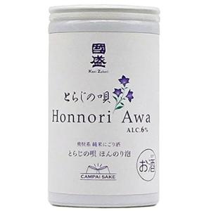 國盛 酒缶 とらじの唄 ほんのり泡 180ml  / 日本酒 お酒 にごり酒 発泡清酒 国産まっこり マッコルリ 甘口 食中酒 低アルコール｜蔵元直営 kunizakari shop