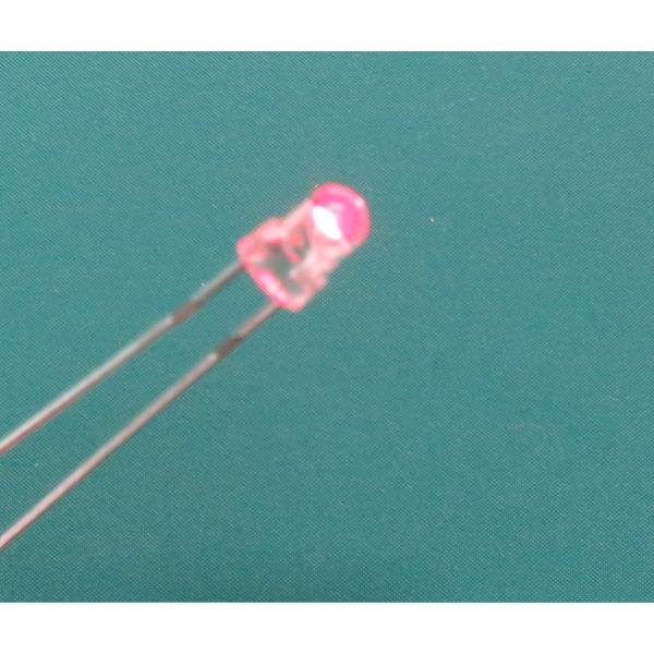 LED 3mm 砲弾型 赤 GL3UR25 (100個）シャープ製