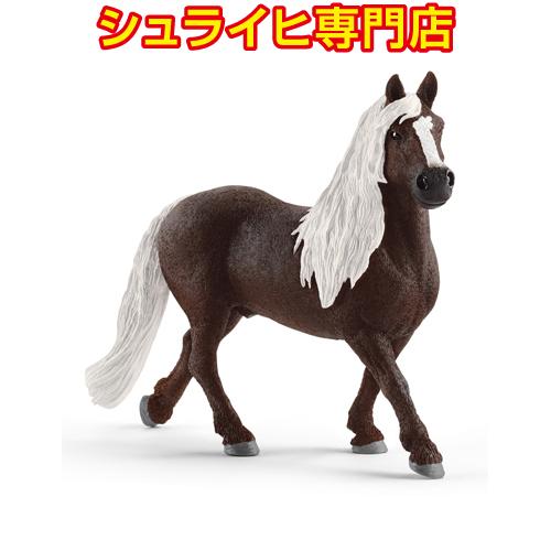 【シュライヒ専門店】シュライヒ シュヴァルツヴァルト馬 オス 13897 動物フィギュア ファームワ...