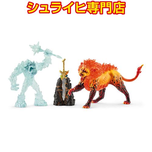 【シュライヒ専門店】シュライヒ フロストモンスターvsファイアーライオン 42455 モンスターフィ...