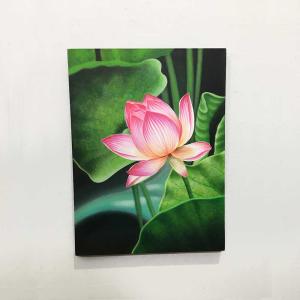 バリ絵画 稲刈り 風景画 W63cm×H33cm アジアン アート バリ ウブド