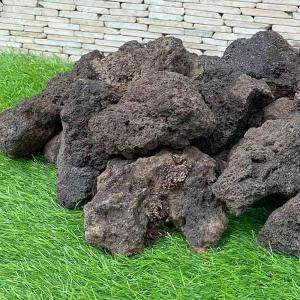 溶岩石 20kg 20キロ 黒 茶 ブラック ...の詳細画像1