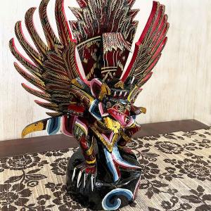 ガルーダ 木彫 バリ オブジェ 置物 アジアン テイスト : アジアン