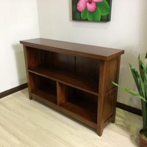 バリ島製 チークチェスト オリジナル デザインガラス入り アジアン家具