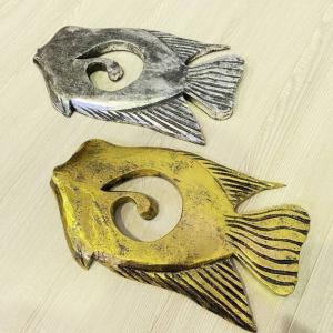 バリ島製 壁掛けレリーフ 木枠付きG ミディアムブラウン アジアン雑貨