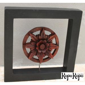 木彫り 壁掛け 魚オブジェ シルバー ゴールド アジアン雑貨 バリ雑貨