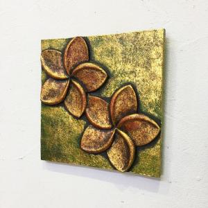 壁掛け 木彫りのレリーフ アンティーク調 LL [縦約38x横38cm