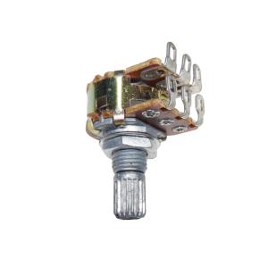 2連 B100kΩ φ16mm はんだ付けタイプ 可変抵抗 ボリューム