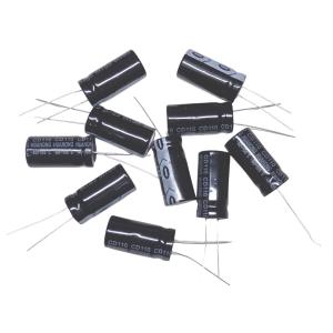 35V 330μF 5個 電解コンデンサ 105℃ ±20%