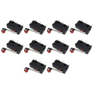 ミニマイクロリミットスイッチ 10個 KW12-3 KW11-N