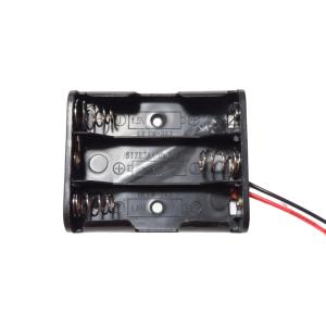 単3 3本 1個 リード線付き電池ボックス