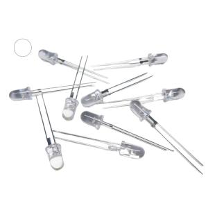 5mm 白 40000mcd 10個 超高輝度 砲弾型 LED