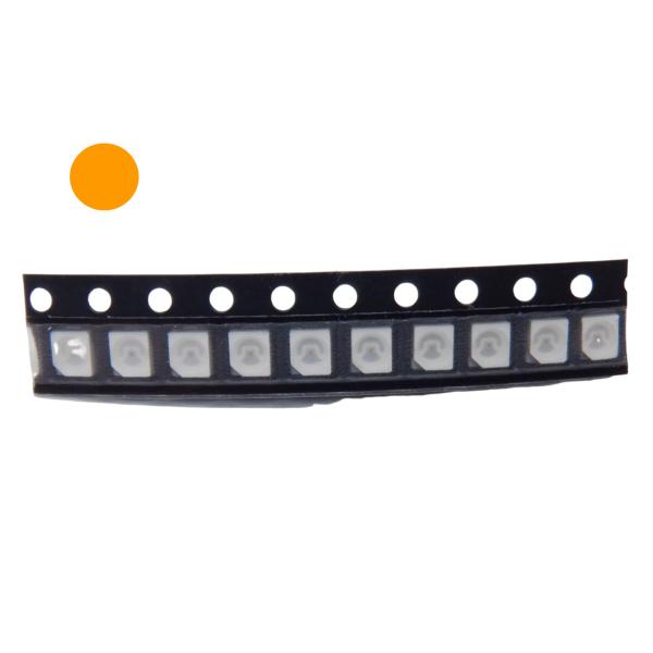 3528 1000mcd オレンジ 10個 高輝度チップLED(SMD)