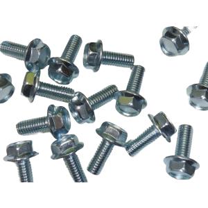 フランジボルト M6×15mm 10個 ユニクロメッキ