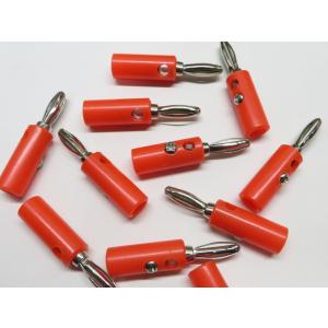 φ4mm バナナプラグ 赤 1個