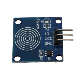TTP223B 1個 静電容量式 タッチセンサーモジュール 緑色LED ピンヘッダ付き Arduino対応