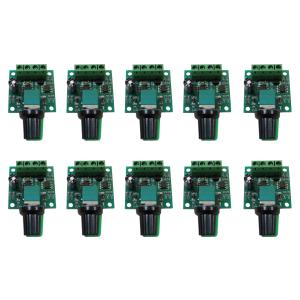 PWM スピードコントローラー 10個 DC1.8V 3V 5V 6V 12V DC2A DCモーター回転数制御 スイッチ機能 LED調光器 1803BK