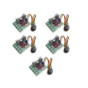 AC100V 電圧コントローラーモジュール 5個 外部ノブ 2000W スピードコントローラー 温度コントローラー サイリスタ