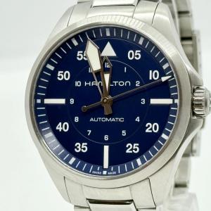 HAMILTON ハミルトン カーキ パイロット H763050 U0GWSBGG1 ネイビー AT メンズ 腕時計