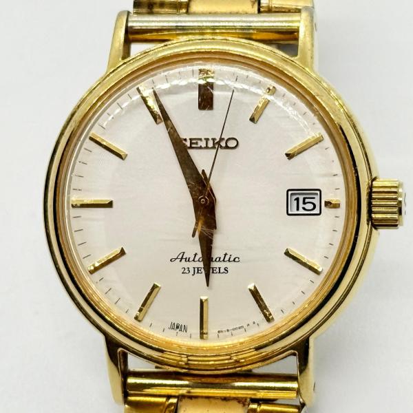 SEIKO セイコー メカニカル 6R15-00V0 7N0819 ホワイト AT メンズ 腕時計 ...