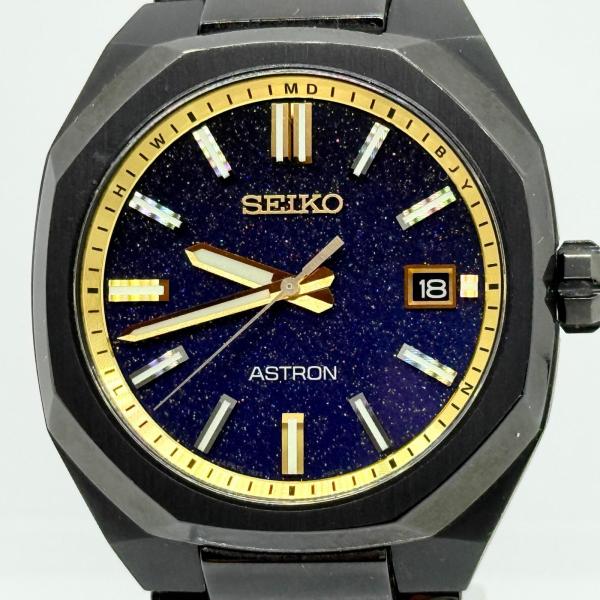 SEIKO セイコー アストロン SBXY073 7B72-0AJ0 ブラック ソーラー電波 400...