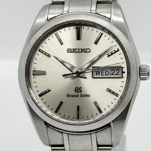 SEIKO セイコー GRAND SEIKO グランドセイコー SBGT035/9F83-0AH0 シルバー QZ メンズ 獅子メダル 腕時計