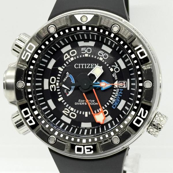 CITIZEN シチズン プロマスター アクアランド S092183 SS/ラバー ブラック エコド...