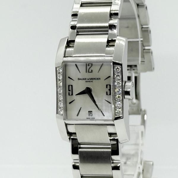 Baume &amp; Mercier ボーム＆メルシェ   ディアマント 65516  ホワイト QZ レ...