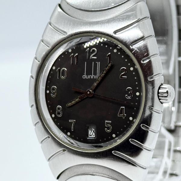 Dunhill ダンヒル 125 10801 グレー QZ メンズ 腕時計