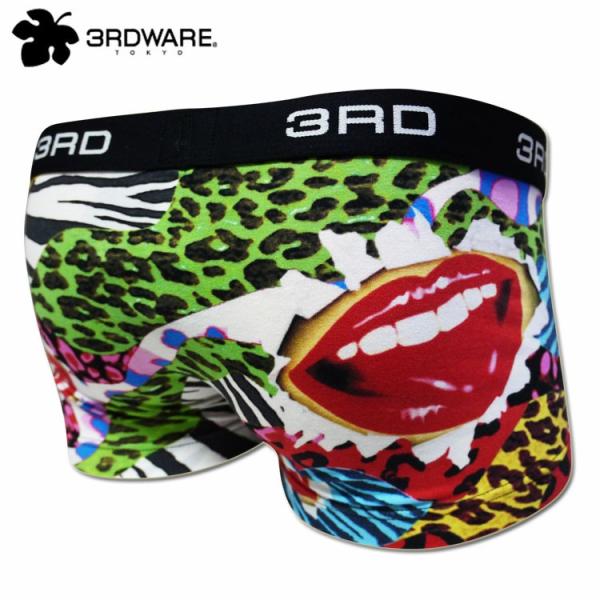 ローライズボクサーパンツ 3RDWARE サードウェア Animal Pattern アニマルパター...