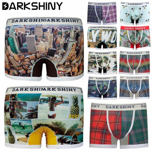 ボクサーパンツ DARK SHINY ダークシャイニー TROPICAL RESORT トロピカルリ...