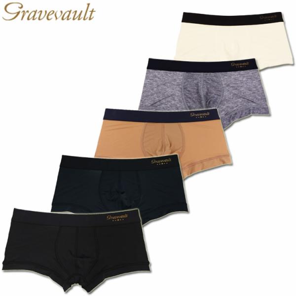 ローライズボクサーパンツ Gravevault グレイブボールト PLAIN プレーン 305100...