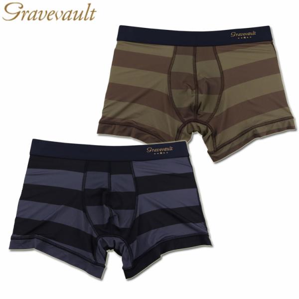 SALE セール ボクサーパンツ Gravevault グレイブボールト Border Line ボ...