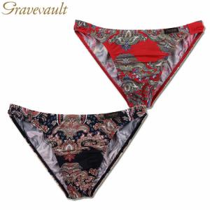 SALE セール ビキニブリーフ Gravevault グレイブボールト Oriental Bandana オリエンタルバンダナ 3052095 メンズ｜kurakichi-pants