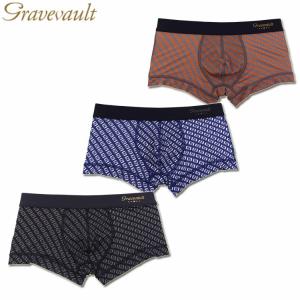 ローライズボクサーパンツ Gravevault グレイブボールト Logotype ロゴタイプ 3052181 メンズ｜kurakichi-pants