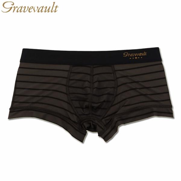 SALE セール ローライズボクサーパンツ Gravevault グレイブボールト BORDER ボ...