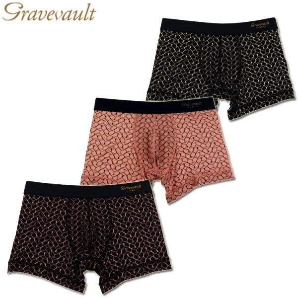 SALE セール ボクサーパンツ Gravevault グレイブボールト GRAPHIC HEART...