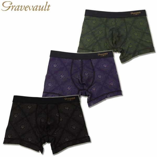 SALE セール ボクサーパンツ Gravevault グレイブボールト LANDMARK ランドマ...